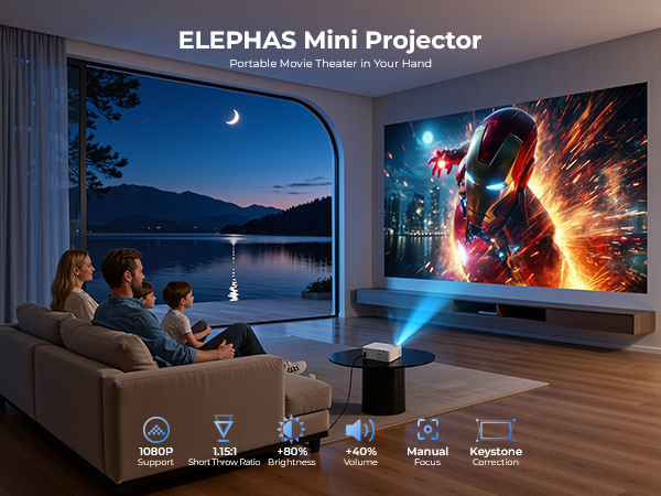 mini projector for iphone