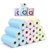 12 Rolls Instant Print Camera for Kids Refill Print Paper - Hikkon Thermal Print Paper Rolls Phot...