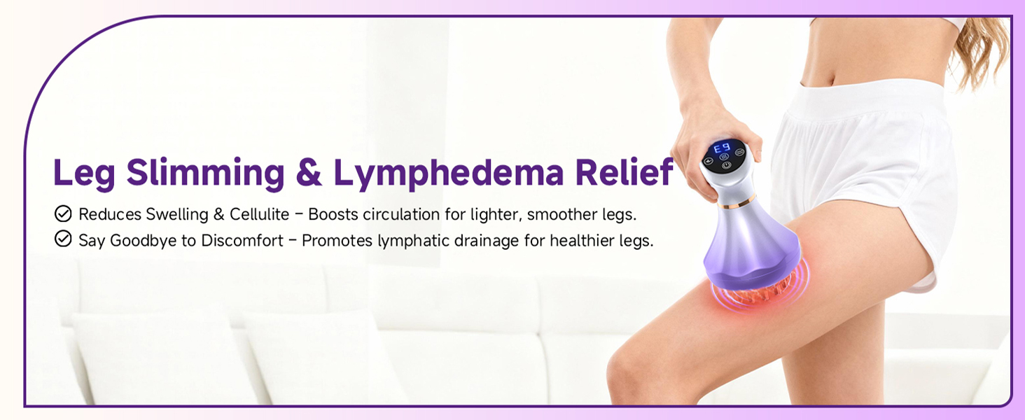 Lymphatic Drainage Massager, Anti Cellulite Massage Tool