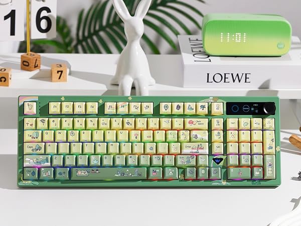 Mechanical Keyboard Wireless with Screen