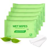 Tea Wet Wipes Bulk for Homeless, Clean Face Hands Quickly, Green Tea Wet Wipes Bulk for Homeless,...