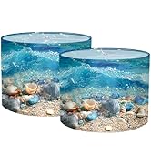 Nuxovilar Lamp Shades Set of 2, Polyester 13x9.8 Inches - Small Lamp Shades for Table Lamps, Coas...
