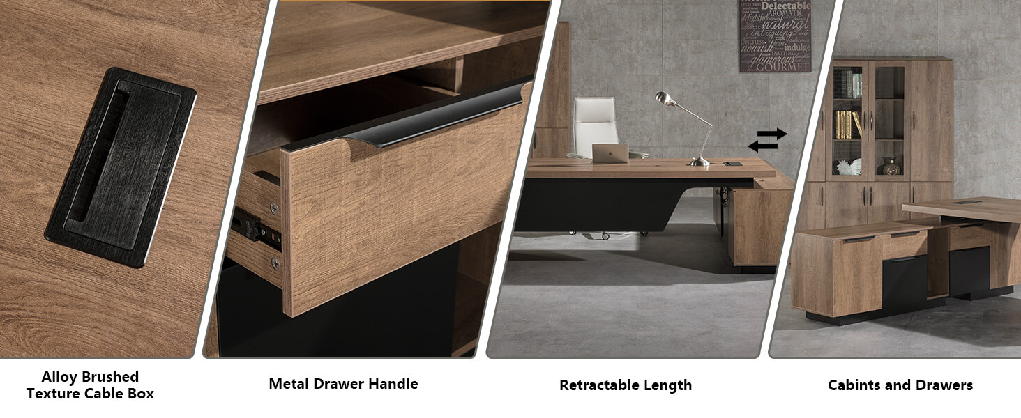 Large L Shaped Office Desk