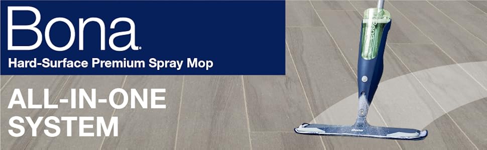 Bona Hard Surface Premium Spray Mop with 1oz concentrate