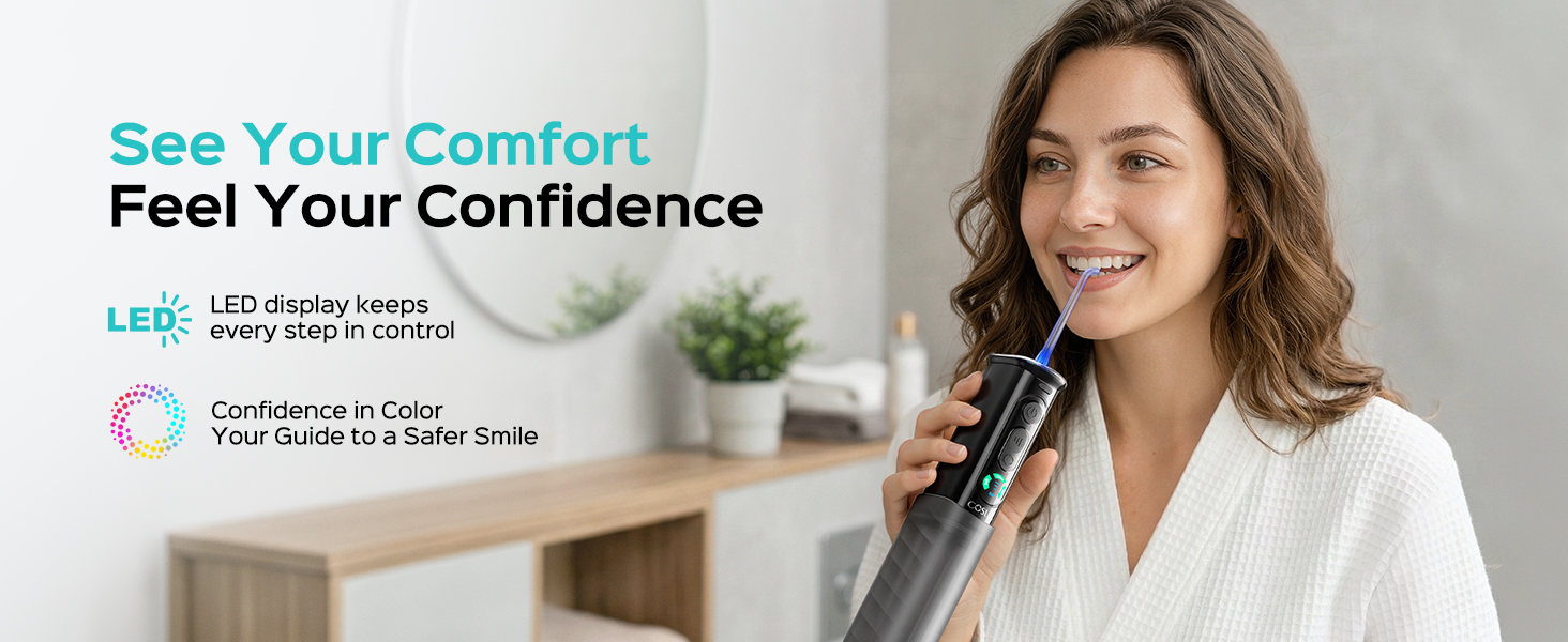 COSLUS T50 Portable Water Flosser for Travel