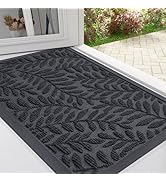 OLANLY Door Mat Indoor Outdoor Entrance, 29.5x17, Waterproof All-Weather All-Season Doormat, Stur...