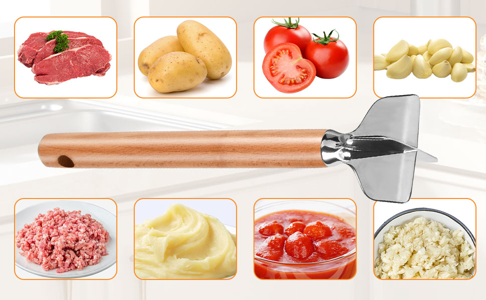 Stainless Steel Meat Chopper,Stainless Steel Meat Masher
