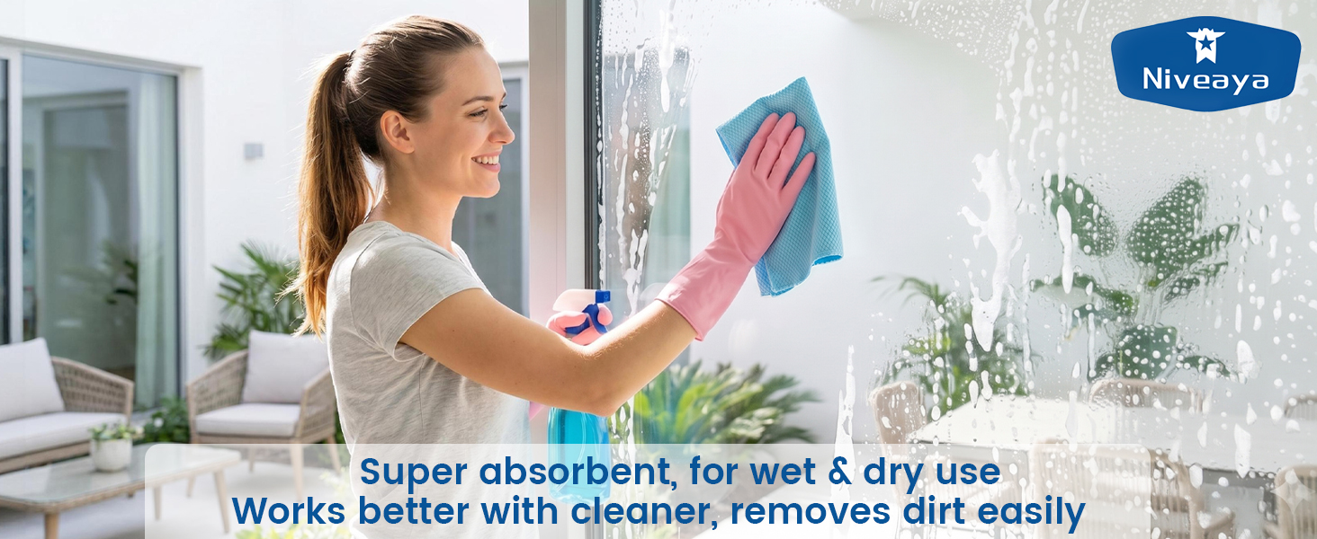 window cleaning cloth