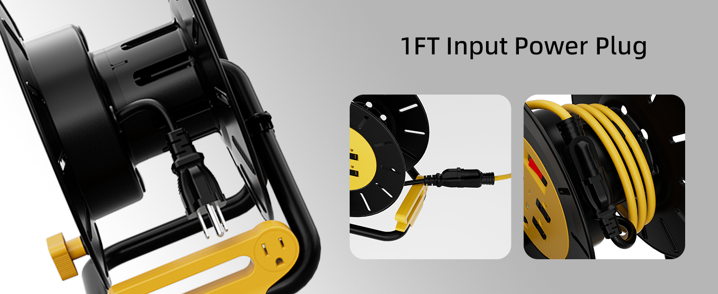 outdoor extension cord reel