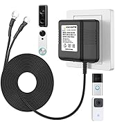 Black Video doorbell Special Power Transformer,18V500MA doorbell Power Adapter, Compatible with R...