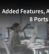 BrosTrend 2.5Gb Switch, Unmanaged 8 Port Ethernet Switch 2.5 Gigabit