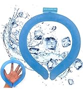 Neck Cooling Tube, Reusable Wearable Cooling Neck Wraps for Summer Heat, Cooling Starts at 28°C, ...