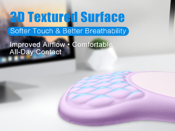 mouse pad with wrist support