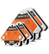 Themethla Welding Magnets 25 LBs &amp; 50 LBs-4 Pieces Magnetic Welding Holder Set, Holding Power Wel...