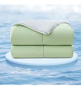 EMME Cooling Comforter Queen Size, Double-Sided Cooling Blanket for Hot Sleepers, Q-Max>0.45 Brea...