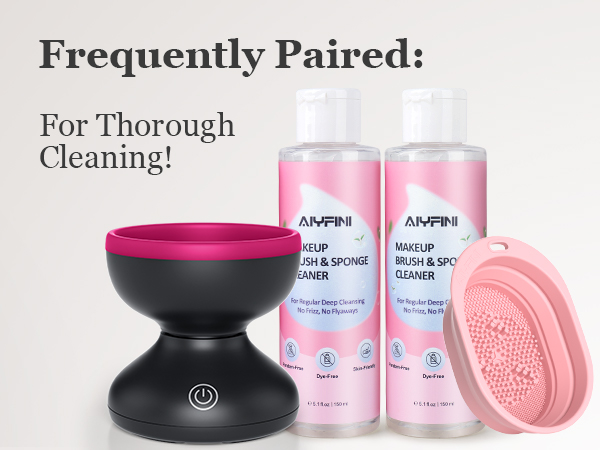 for thorough cleaning makeup brush cleaning kit