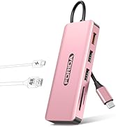 7 Ports USB C MultiPort Adapter for MacBook Pro/Air, USB C Hub with Type-C to HDMI Dongle, 1 USB ...