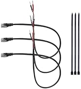 Hodeoo 16.5" Radar Detector Hardwire Power Cord Mirror Wire Plug Tap Set (3-Piece Set) - Compatib...
