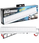 Bell + Howell Light BAR 16.5-inches, 720-Lumens, Built-in 60-LED Bulbs, Rechargeable Portable Lam...