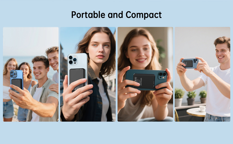 5000mAh Magnetic Portable Charger