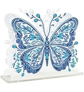 JISHSHAY Diamond Art Napkin Holders Diamond Painting Square Napkin Holder for Table Gem Art Gem P...