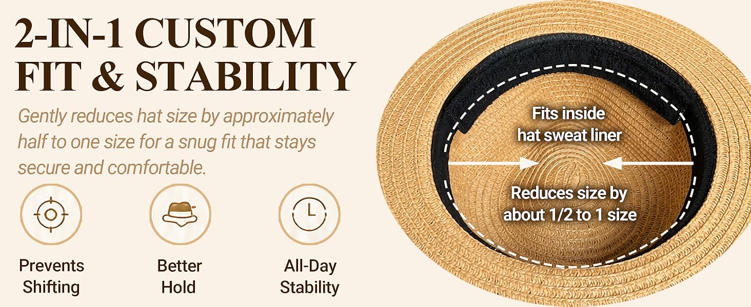 2-IN-1 CUSTOM FIT &amp;amp;amp;amp; STABILITY
