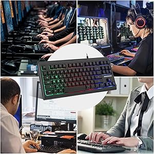 keyboard for gaming working office