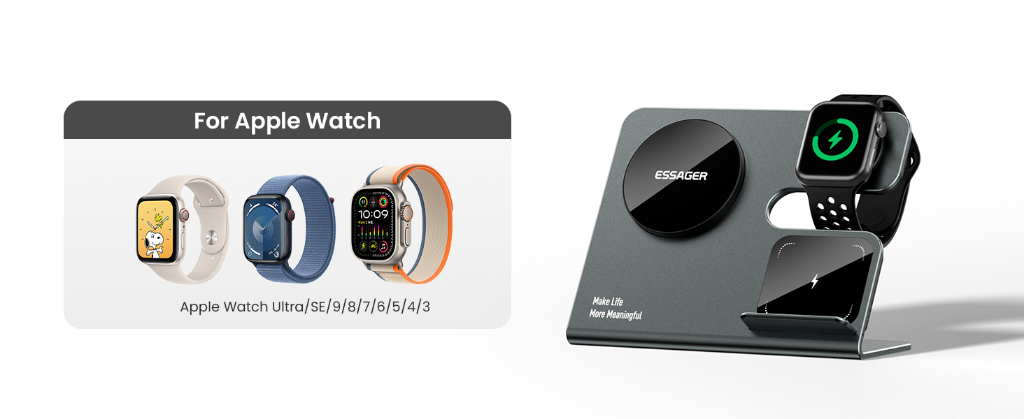 3 in 1 Magnetic Wireless Charging Station