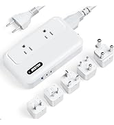 BESTEK 220V to 110V Converter with USB-C 35W, Universal Travel Adapter, US to Europe Power Conver...
