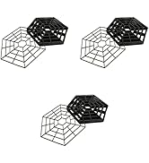 Housoutil 30pcs Plastics Pond Guard Net Protector, Web Hexagonal Pond Fish Protector with Connect...