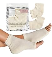 Kitsch Moisturizing Socks for Cracked Heel Treatment – Reusable Spa Socks for Women &amp; Men with In...