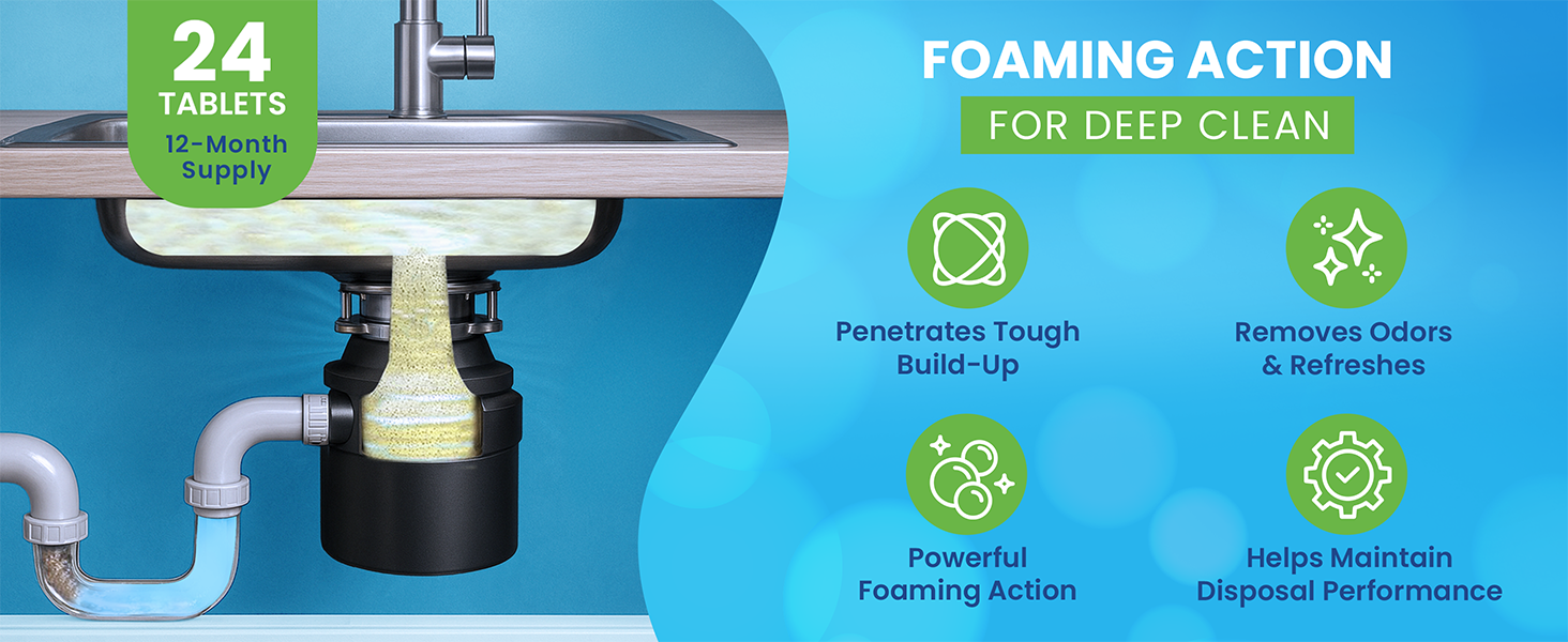 garbage disposal cleaner and deodorizer