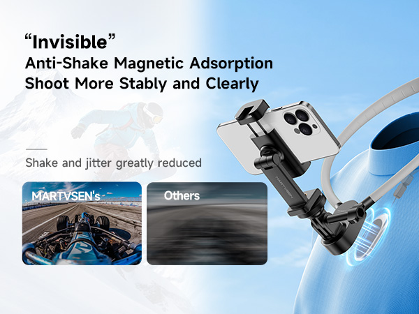“Invisible” Anti-Shake Magnetic Adsorption, Shoot More Stably and Clearly 