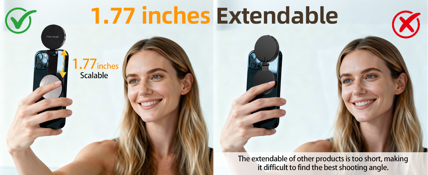 magnetic selfie light for iphone