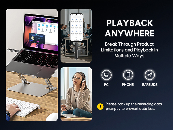 OTG playback recorder