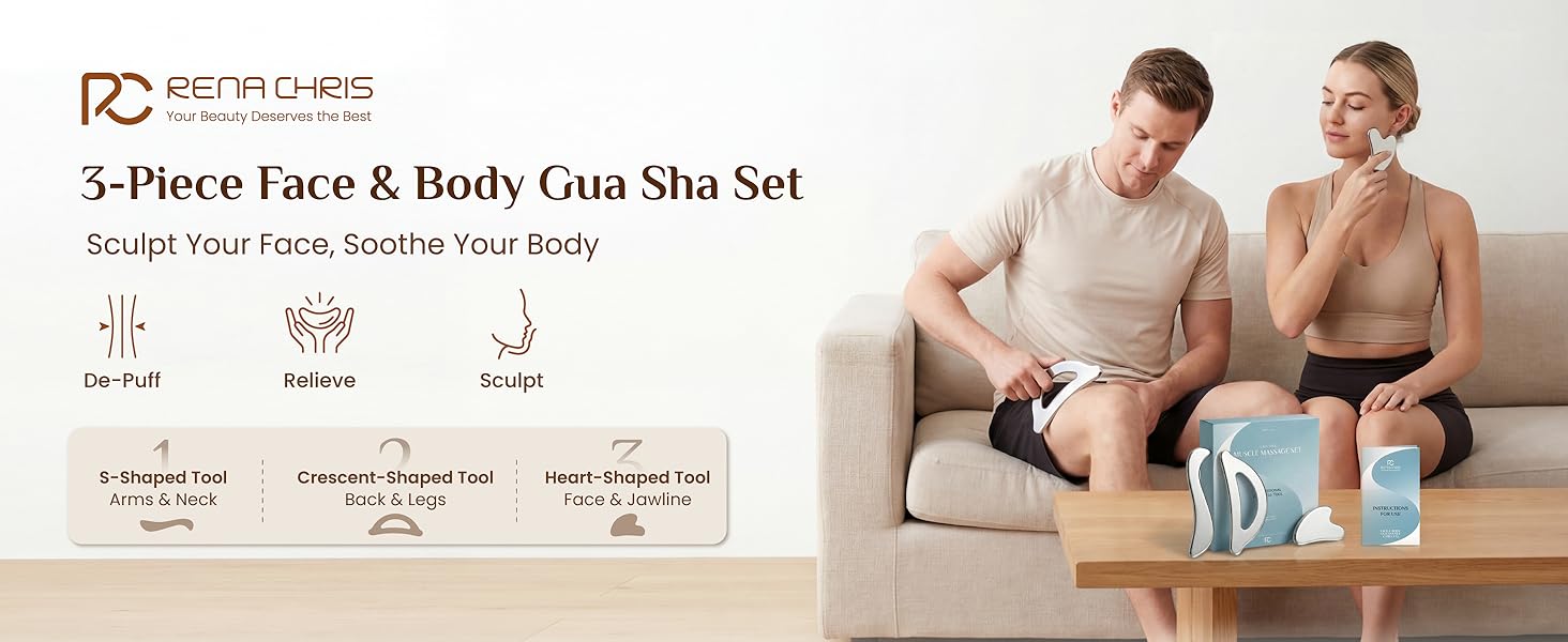 Rena Chris Muscle Scraper and Gua Sha Tool
