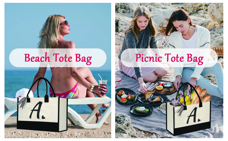 beach tote bag