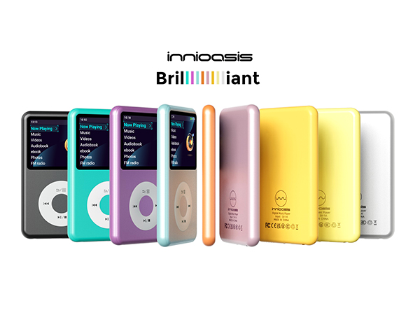 mp3 player with bluetooth music portable audio book video FM