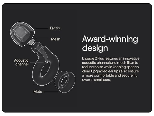 Loop Engage Plus Noise Reducing Earplugs