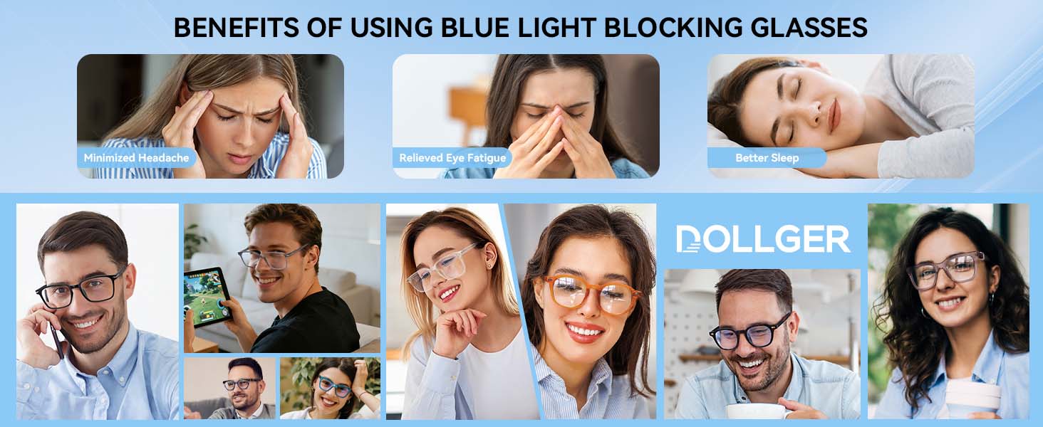 thick blue light glasses