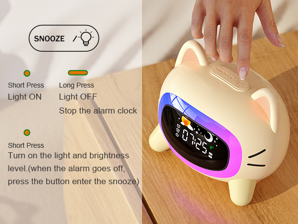 girl alarm clock