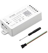 ALITOVE WS2812B WS2811 WS2801 LED WiFi Controller, iOS Android App Wireless Remote Control DC 5V~...