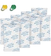 Silica Gel Packets – 50 Gram 35 Packs Desiccant Packs, Moisture Absorbers for Food Storage with C...