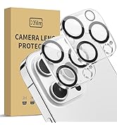 Xfilm Camera Lens Protector conpatible for iPhone 15 Pro& 15 Pro Max, 9H Hardness Tempered Glass ...