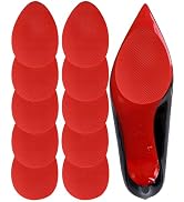 BHXANZOU Shoe Grips on Bottom of Shoes,Red Bottom Protectors Compatible with Christian Louboutin ...
