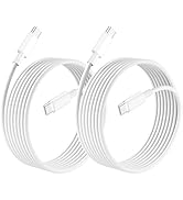 BaseNew Long USB C Cable 10 FT 2-Pack,60W C to C Cable Fast Charging,Type C to Type C Charger Cab...