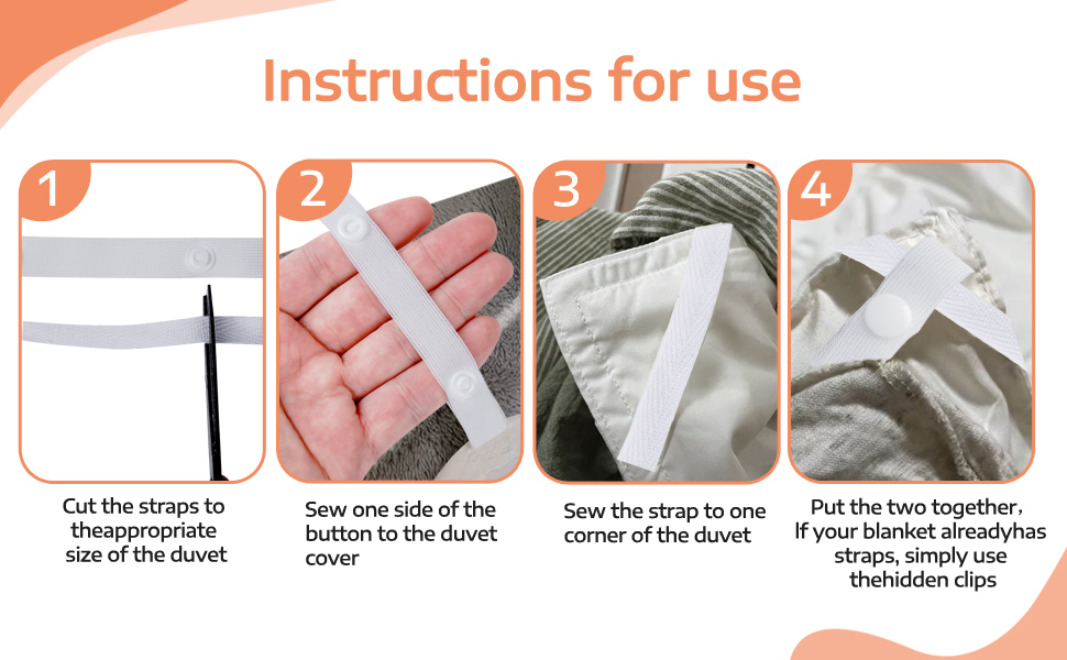 duvet clips to hold comforter inside