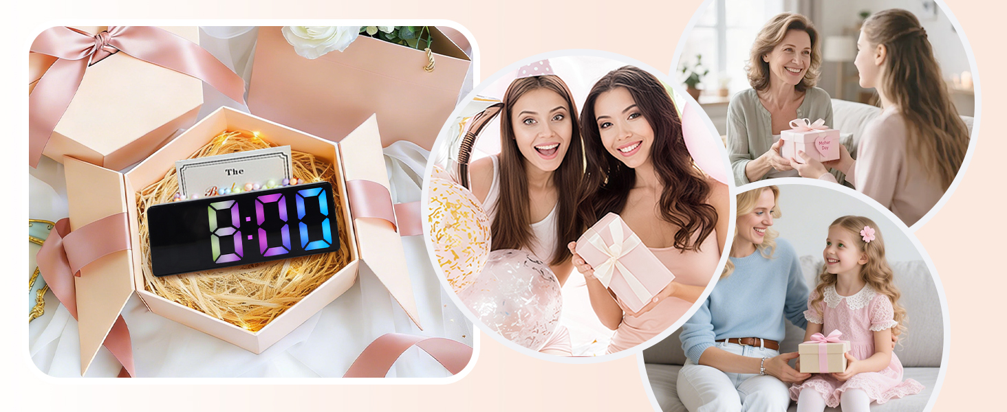 LED digital alarm clock