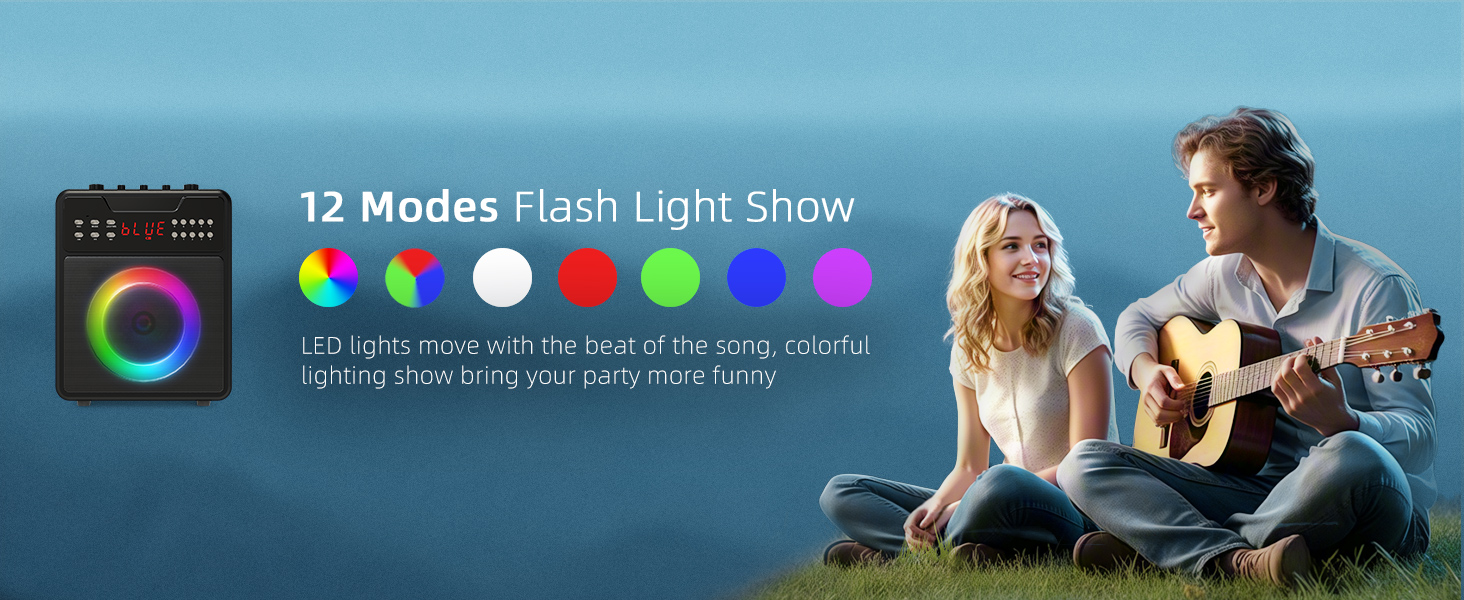 kareokee machine with bluetooth and wireless microphone for adults