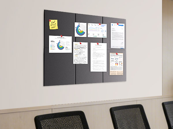 Felt Bulletin Cork Board for wall pin board vision board